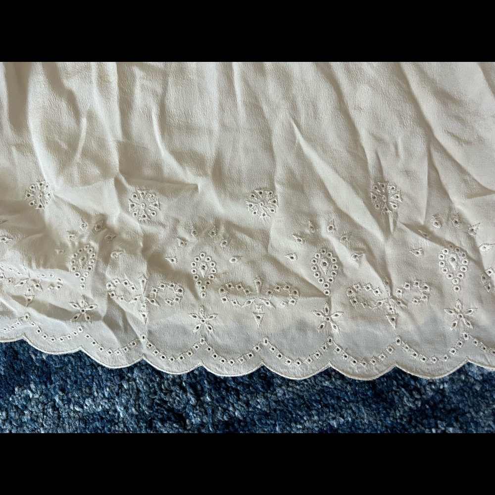 Wilfred 100% Silk Dress Ivory/Cream medium